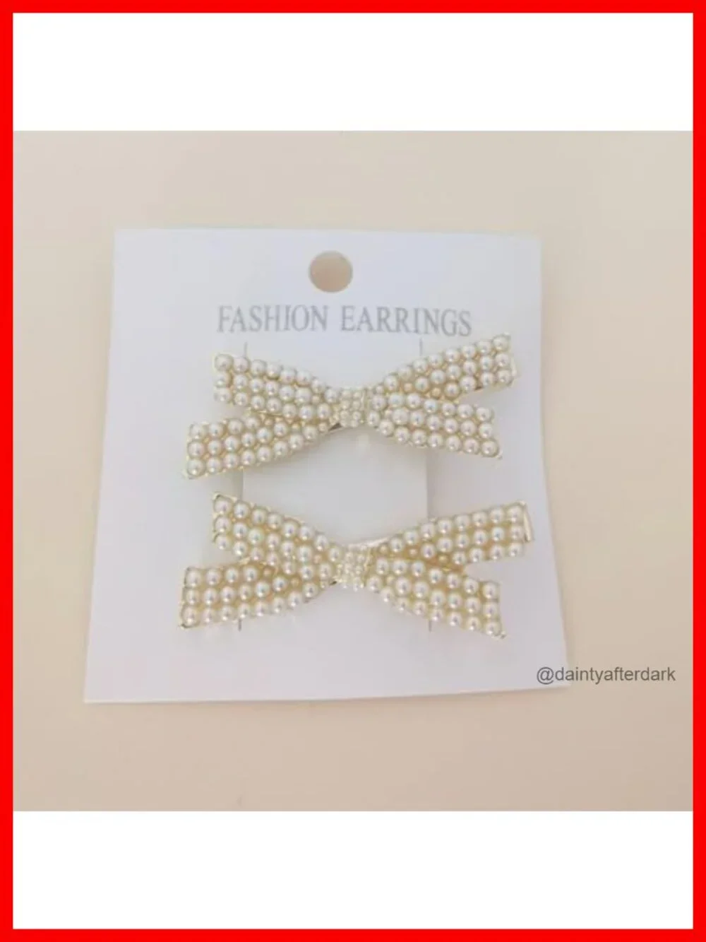 2 PCS Pearl Hair Barrettes - Metal & Pearl Bow Clips for All Hair Types